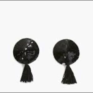 NWT Lane Bryant Cacique Gold Sequin Tassel Pasties